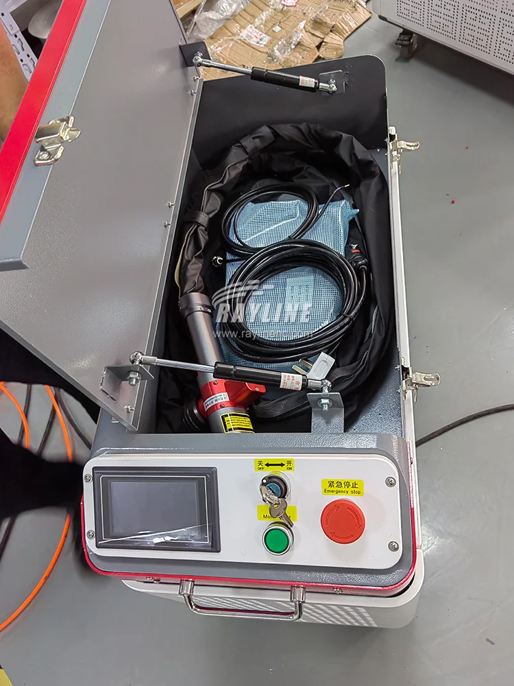 Handheld Multi mode Laser Rust Cleaning Equipment, Ideal for Removing Oxidation & Coatings from Machinery, Wheels & Automotive