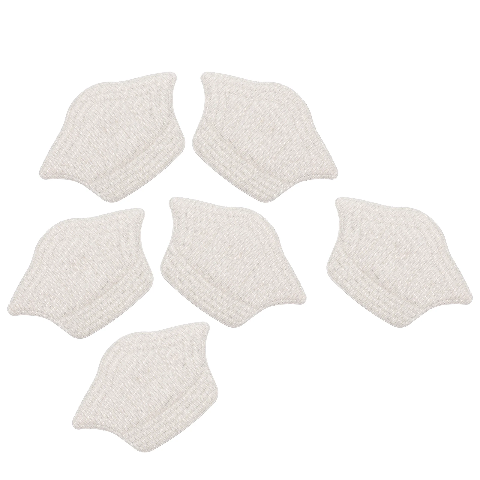 3 أزواج من وسادة الكعب المضادة للتآكل ملصق كعب غير مرئي تصميم منقوش متقاطع لتخفيف الآلام