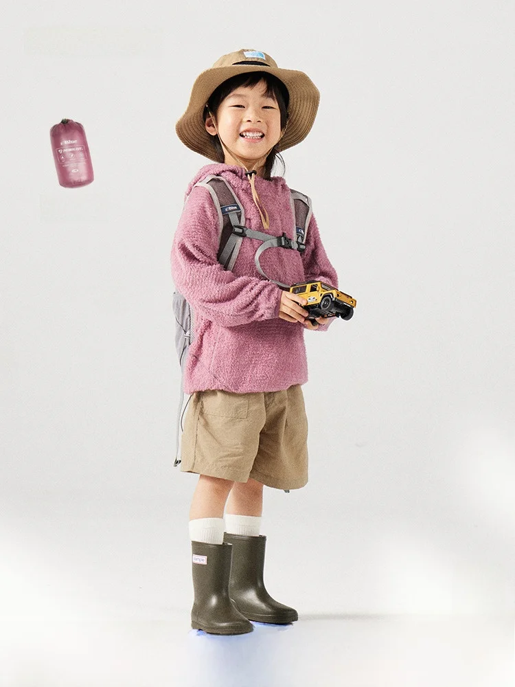 

Blue Rie PrimaLoft Active Evolve Lightweight Fce Sweatirt Long Sve Middle Layer Warm Children's Outdoor Casual Wear