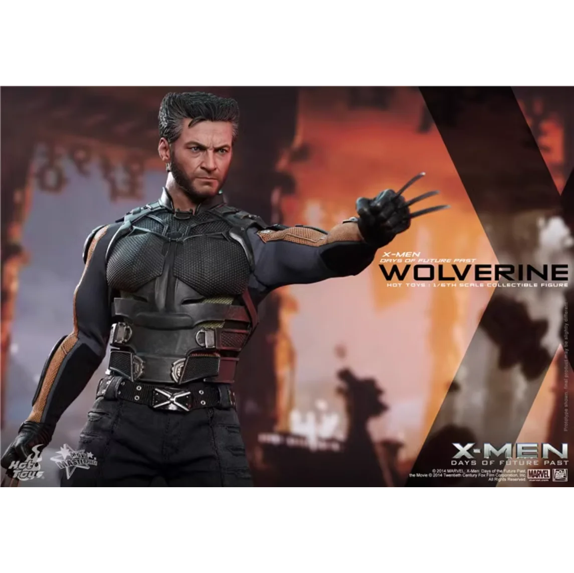 In Stock Original HOT TOYS HT 1/6 MMS264 1/6 Male Soldier Uncle Wolf Hugh Jackman Movable Sculpture Collectible Figure Model Toy