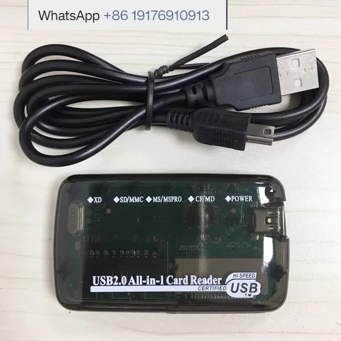 Multi-function card reader SD/TF/CF/M2/XD/MS all-in-one camera memory card USB does not support SM card