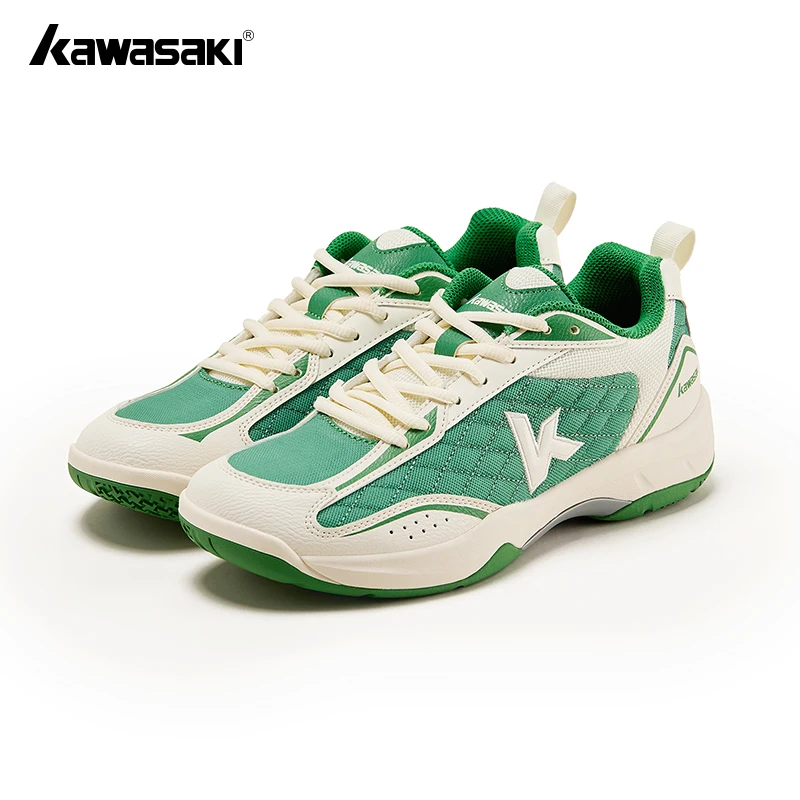 Kawasaki Retro zapatos de bádminton profesionales de alta elasticidad K1B50-C32012 zapatos de tenis de mesa para hombres y mujeres 36-45 EUR