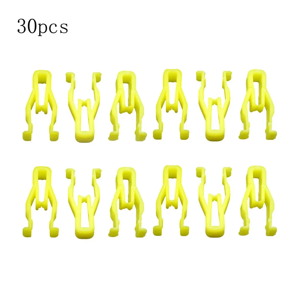 30Pcs Car CD DVD Panel Clip Plastic Switch Bezel Clip For Toyota For 4Runner For Lexus 90467-10203 Car Navigation Clips