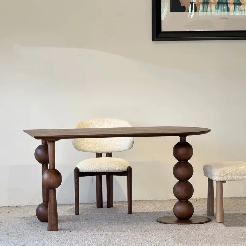 

Nordic Wooden Dining Tables Design Restaurant Long Luxury Modern Dining Tables Kitchen Home Brown Mesa De Jantar Funiture