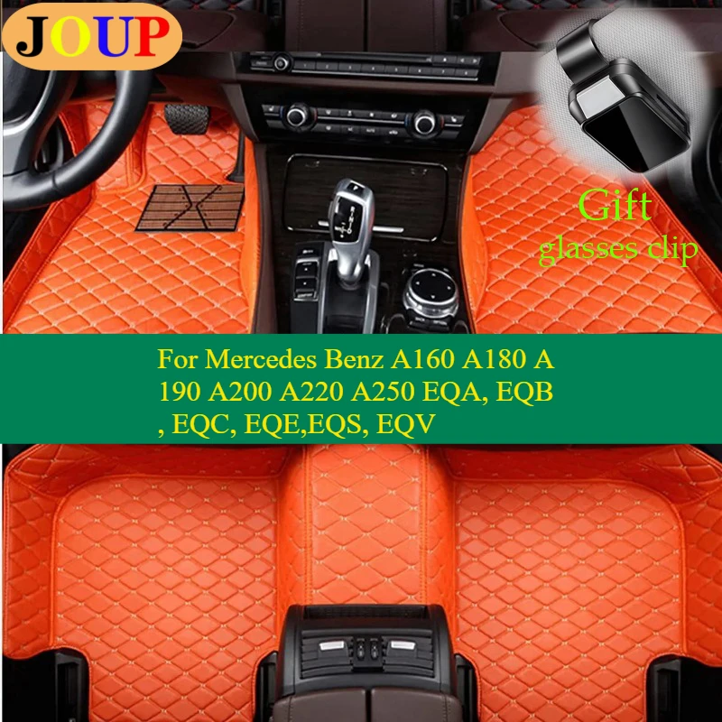 

For Mercedes Benz A160 A180 A190 A200 A220 A250 EQA, EQB, EQC, EQE,EQS, EQV Car Floor Mats Custom Carpets Left /Right Hand Drive