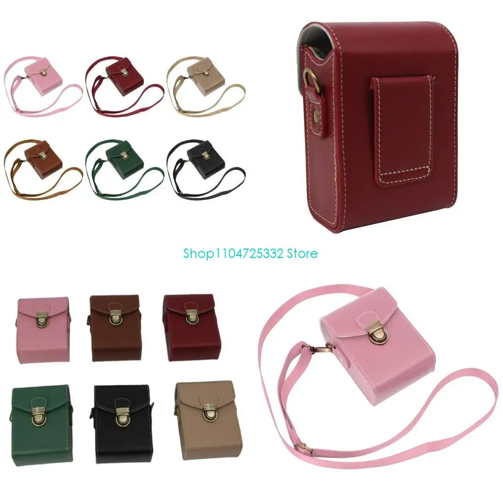 P5EA Camera Bag PU Leather Video Case Protective for S95 S90 SX260 SX240 SX275 S90 S120 G9X G7X G7X2 SX710 SX700 SX720