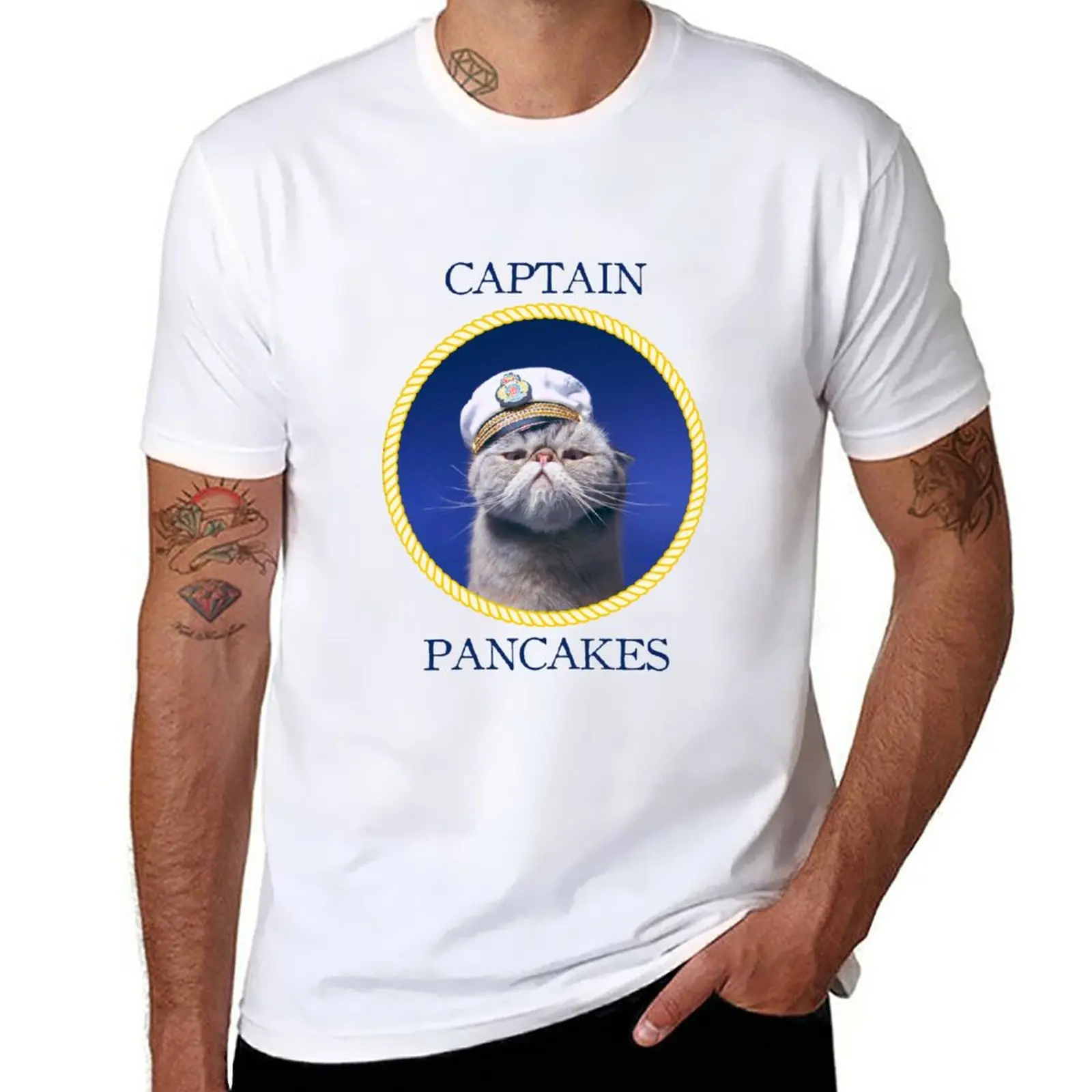 New Aye Aye Captain! - SHIRT T-Shirt hippie clothes man clothes Short sleeve sweat shirt mens t shirts casual stylish