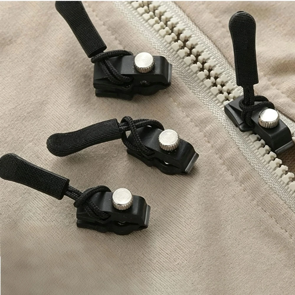 6/3Pcs Universal Zipper Lock Slider, Quick‑Release Detachable Zipper Repair Parts for Jackets, Luggage, Bags & Backpacks