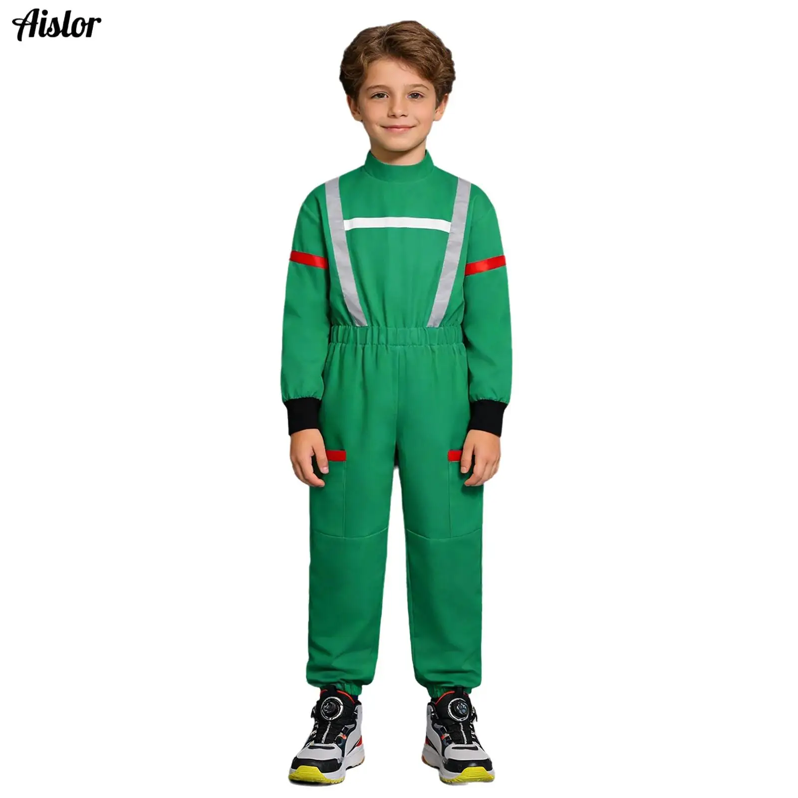 

Детский костюм космонавта для вечеринки на космическую тематику, школьных представлений, ролевых игр, костюм для мальчиков/девочек контрастного цвета, костюм для выступлений на вечеринке