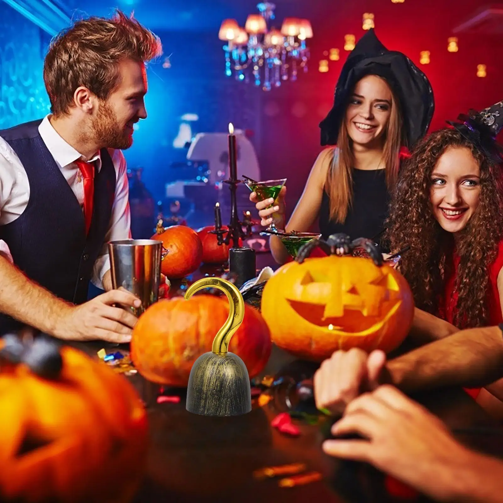 هالوين القراصنة هوك البلاستيك تأثيري الدعائم الاطفال حفلة تنكرية مرحلة الأداء الدعامة ألعاب أطفال هدية إمدادات الحفلات