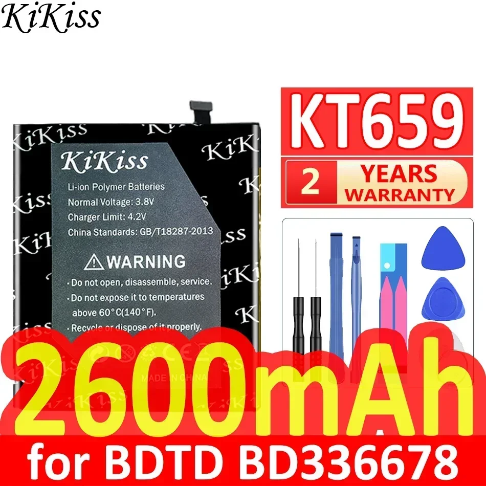 

Аккумулятор KiKiss 2600 мАч KT659 для BDTD BD 336678