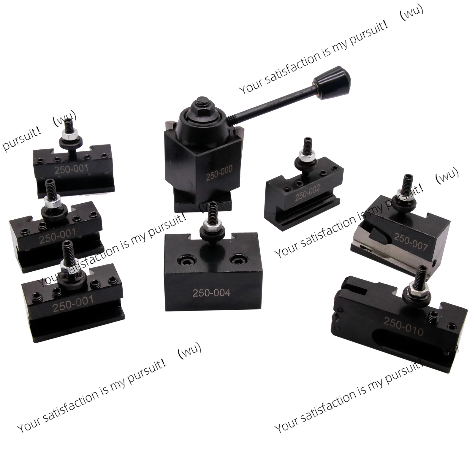 

8 шт. OXA клиновой тип быстросменной стойки для инструментов 250-000 комплектов плюс 2 дополнительные держатели токарных станков 250-001 для мини-токарного станка 6-9 дюймов, поворотная сталь