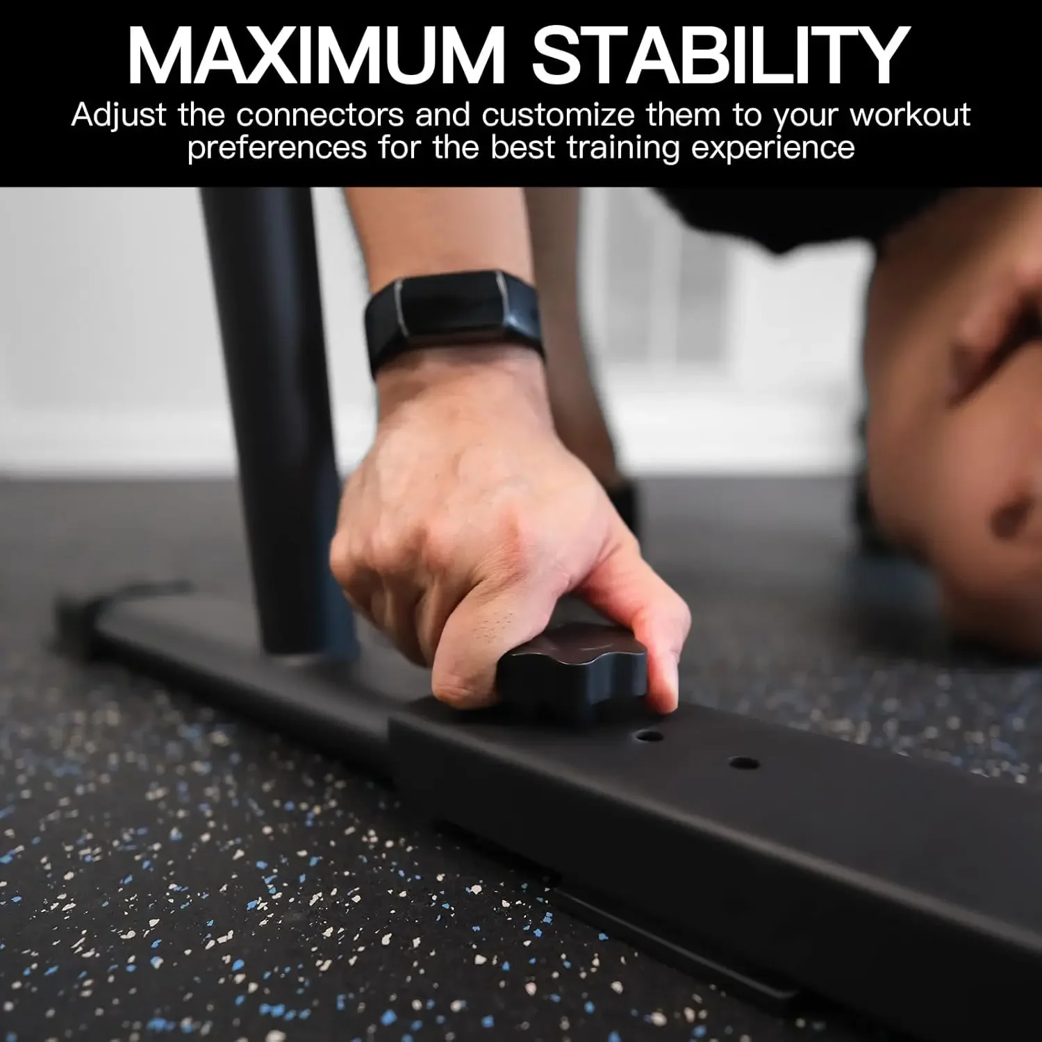 

2025 Upgrade World's Best Strongest Premium Dip Bars With Adjustable Ultra-Stable Settings & Non-Slip Feet - USA Original Patent