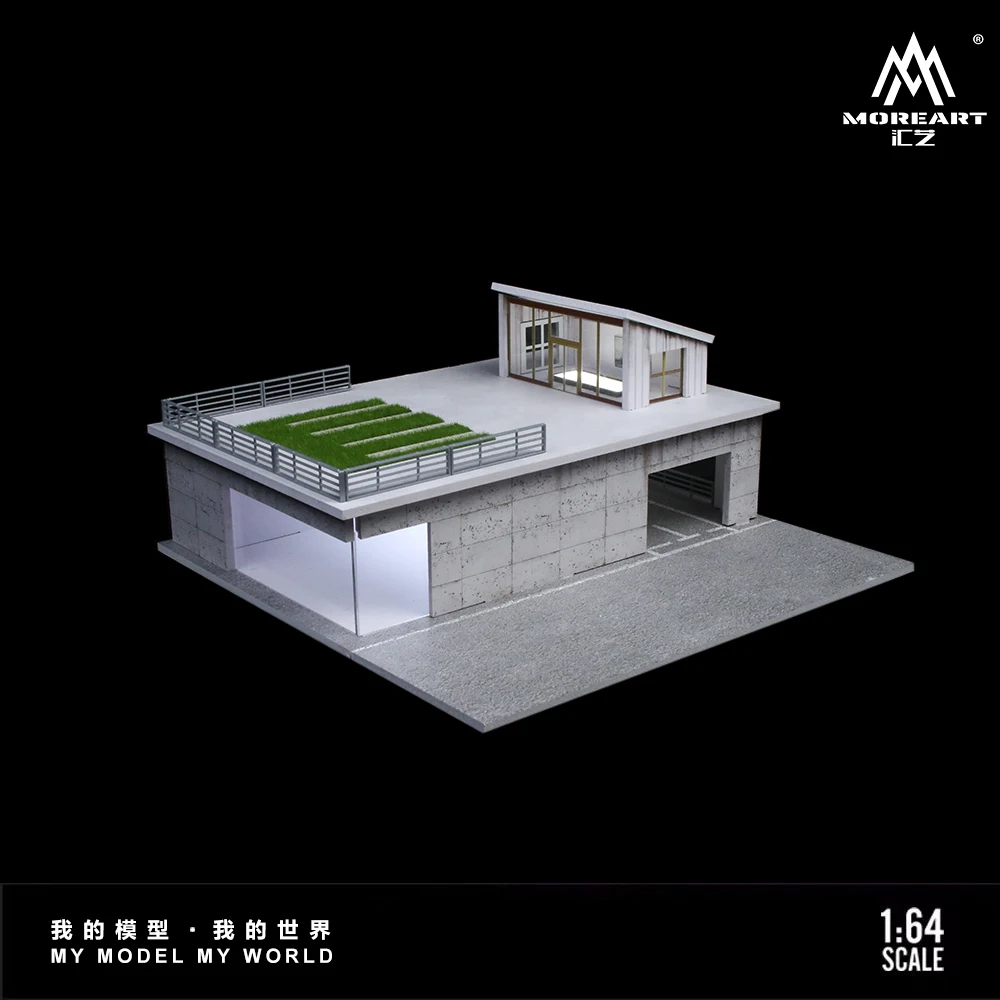 더 많은 예술 1:64 햇빛 방 디오라마, 디스플레이 및 컬렉션 및 선물용 라이트 버전 디오라마