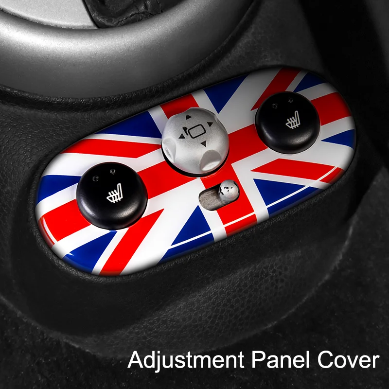 For Mini Cooper R50 R52 R53 2006 2005 2004 Rearview Mirror Adjustment Panel Decorative Stickers Cover Car Styling Accessories