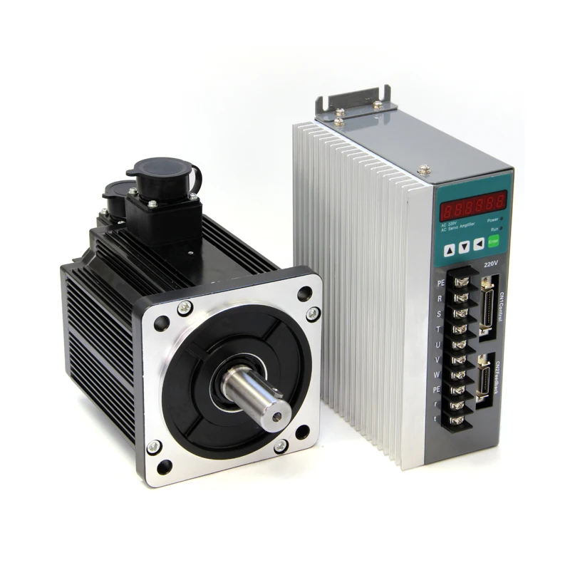 

220V 2600W 2.6KV 2500RPM 10N.M. Single-Phase AC Servo Motor 130ST-M10025 With Driver AASD-30A