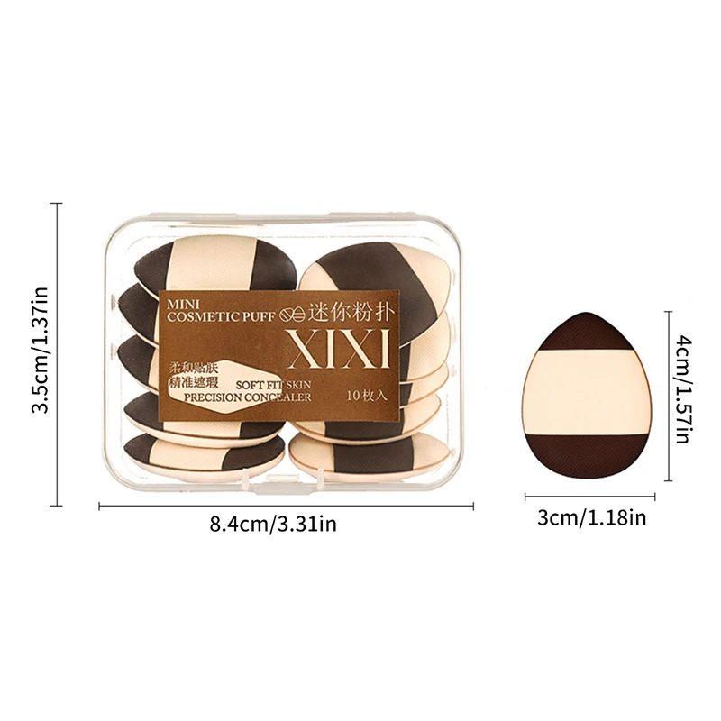 Mini Finger Puff Foundation Powder Detail Makeup Sponge Face Concealer Cream Blend Cosmetic Accessories Makeup Tools