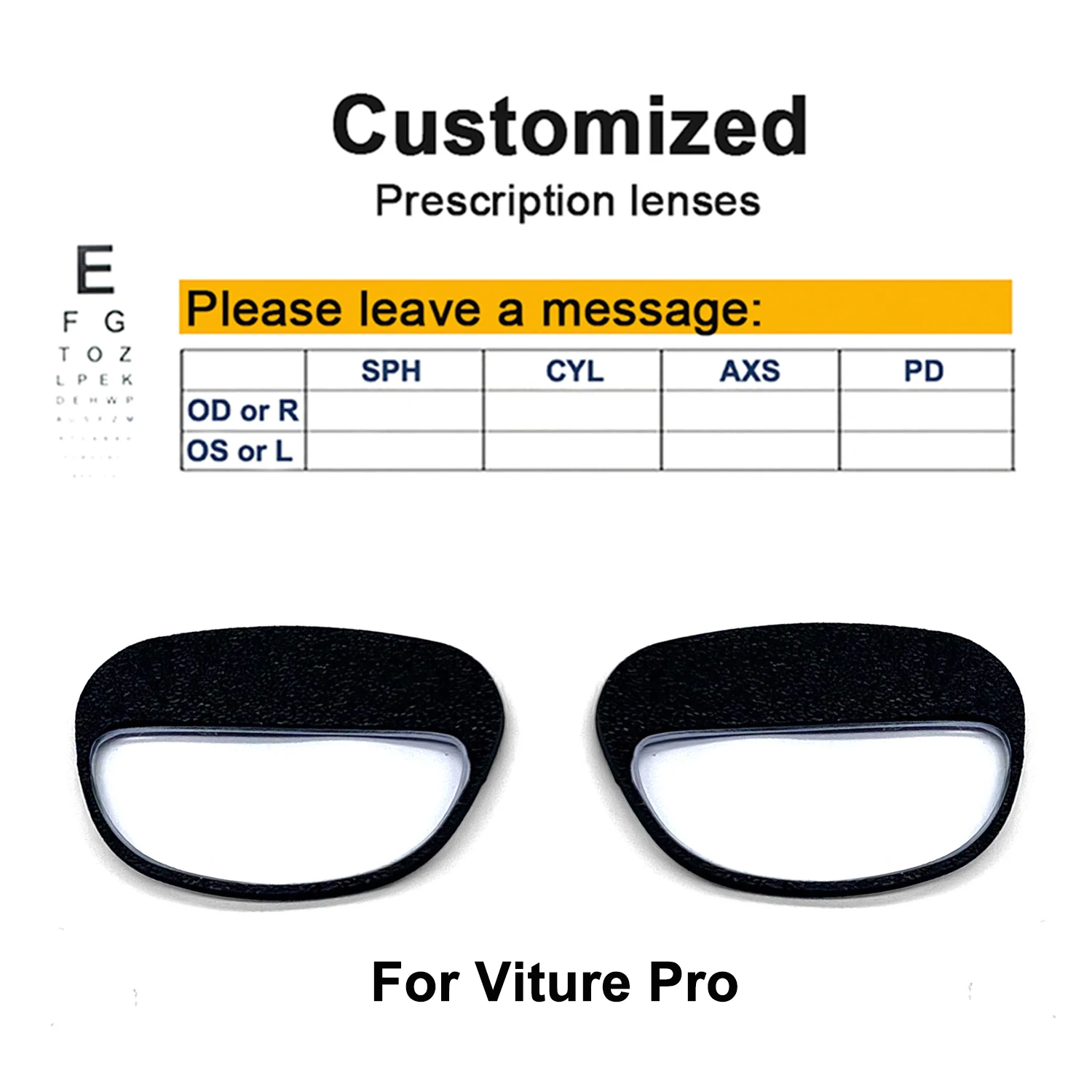 For VITURE Pro / Beast / XR/AR Smart Glasses Myopia Lens Astigmatism Anti-blue Anti-glare Light Customized Prescription Lenses image 3