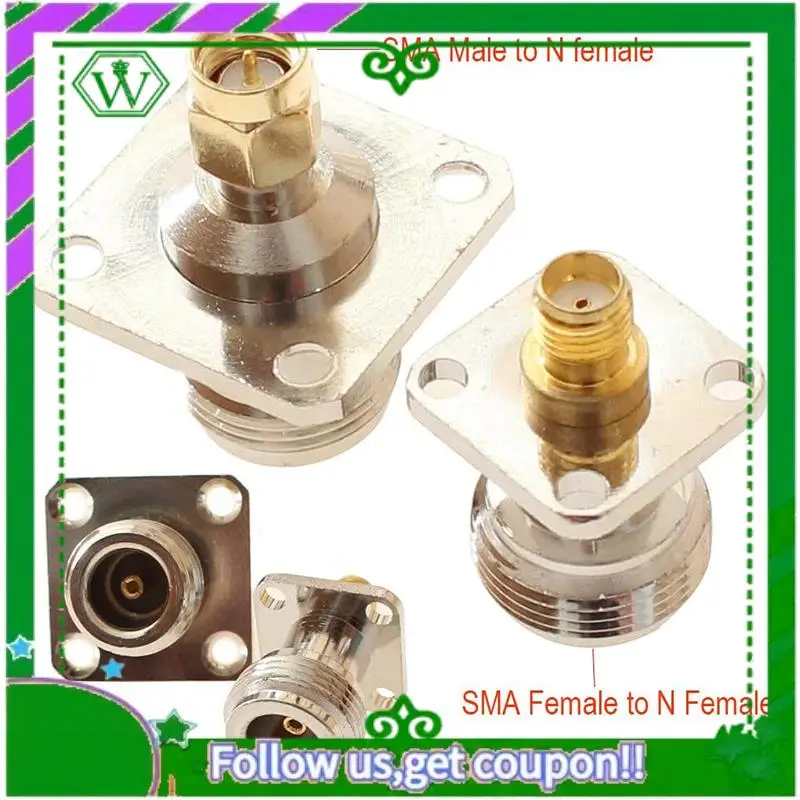 ABIK-SMA To N BNC TNC F Type Connectors Male Female Kits 20 In 1 N To SMA BNC To SMA TNC To SMA RF Adapter
