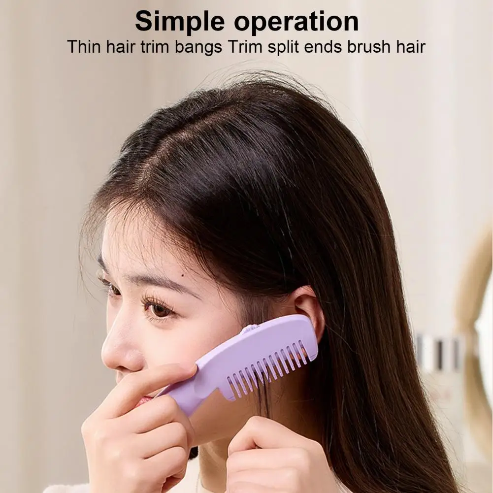 

15cm Hair Cutting Comb 3 Levels Adjustable Portable Travel Multi-functional Hair Trimmer Bangs Razor Comb Hair Styling Tools