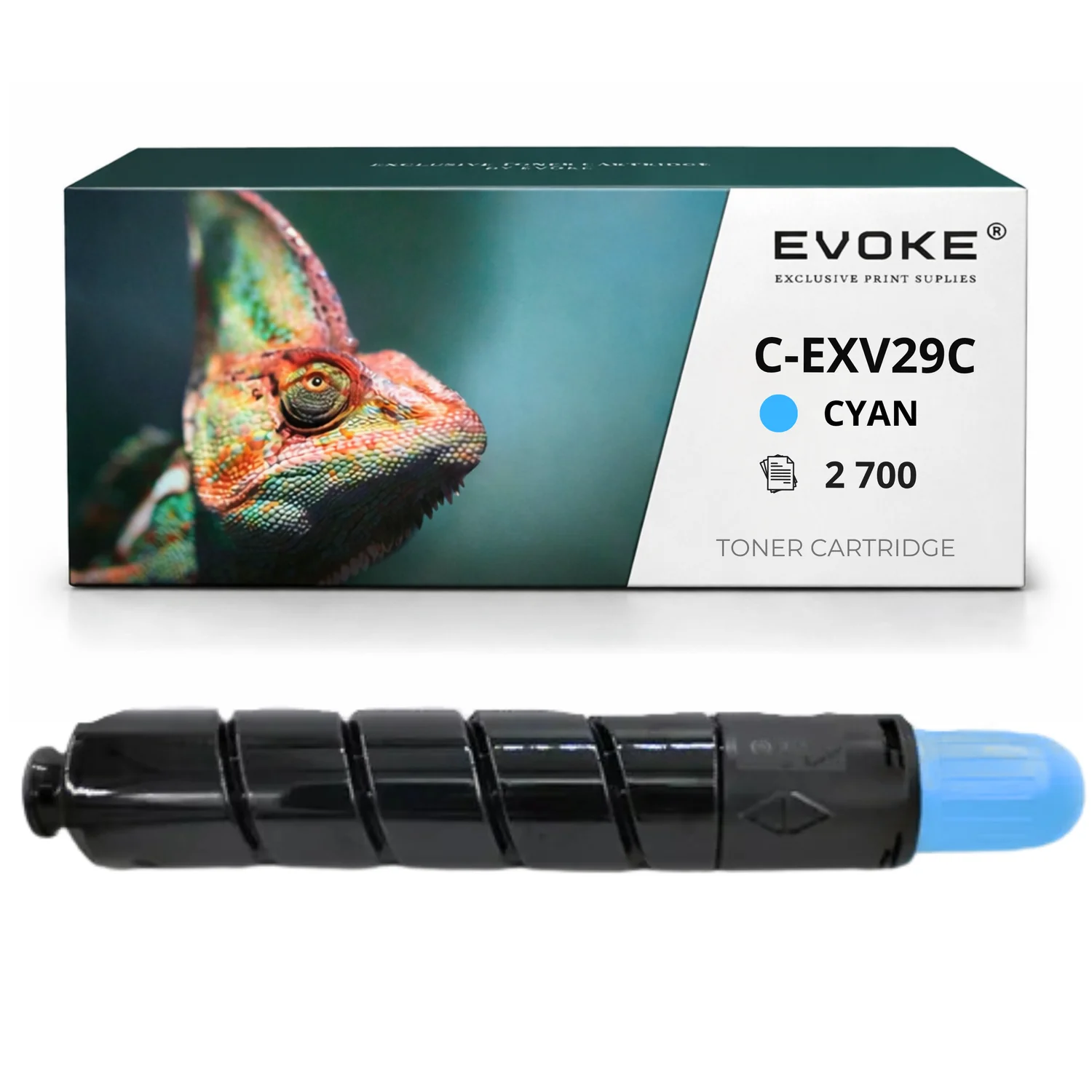 Evoke Compatibele Toner voor Canon C-Exv29C Cexv29C C-Exv29 Cexv29 2794B002 Cyaan 27000 Pagina's Ir C5035I C5235I