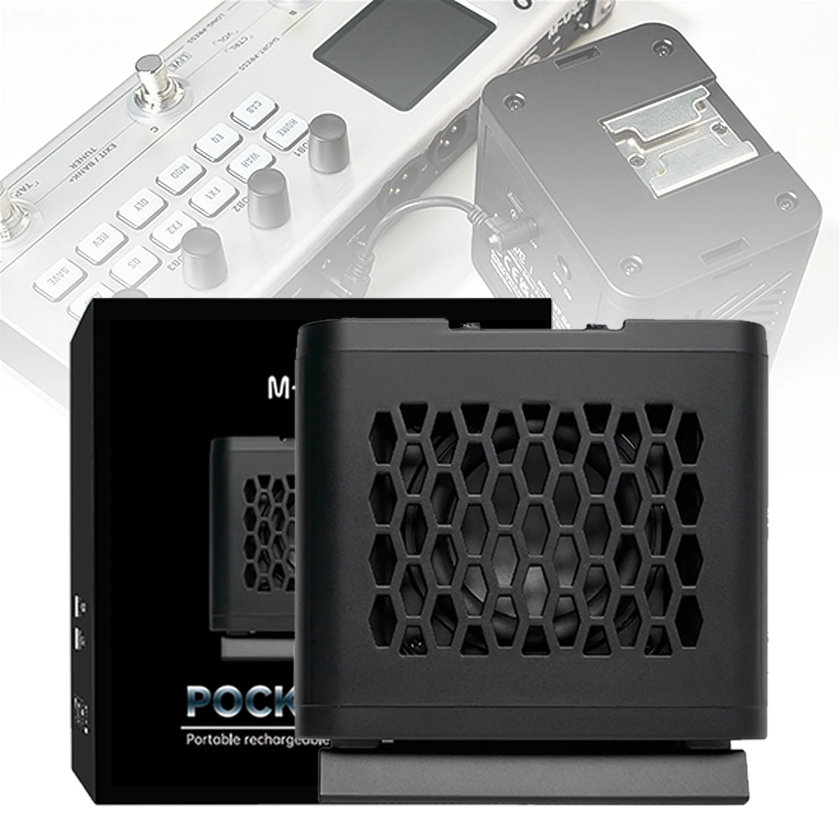 M-VAVE Pocket CAB 10W Portable Guitar Speaker 7 Hour Battery