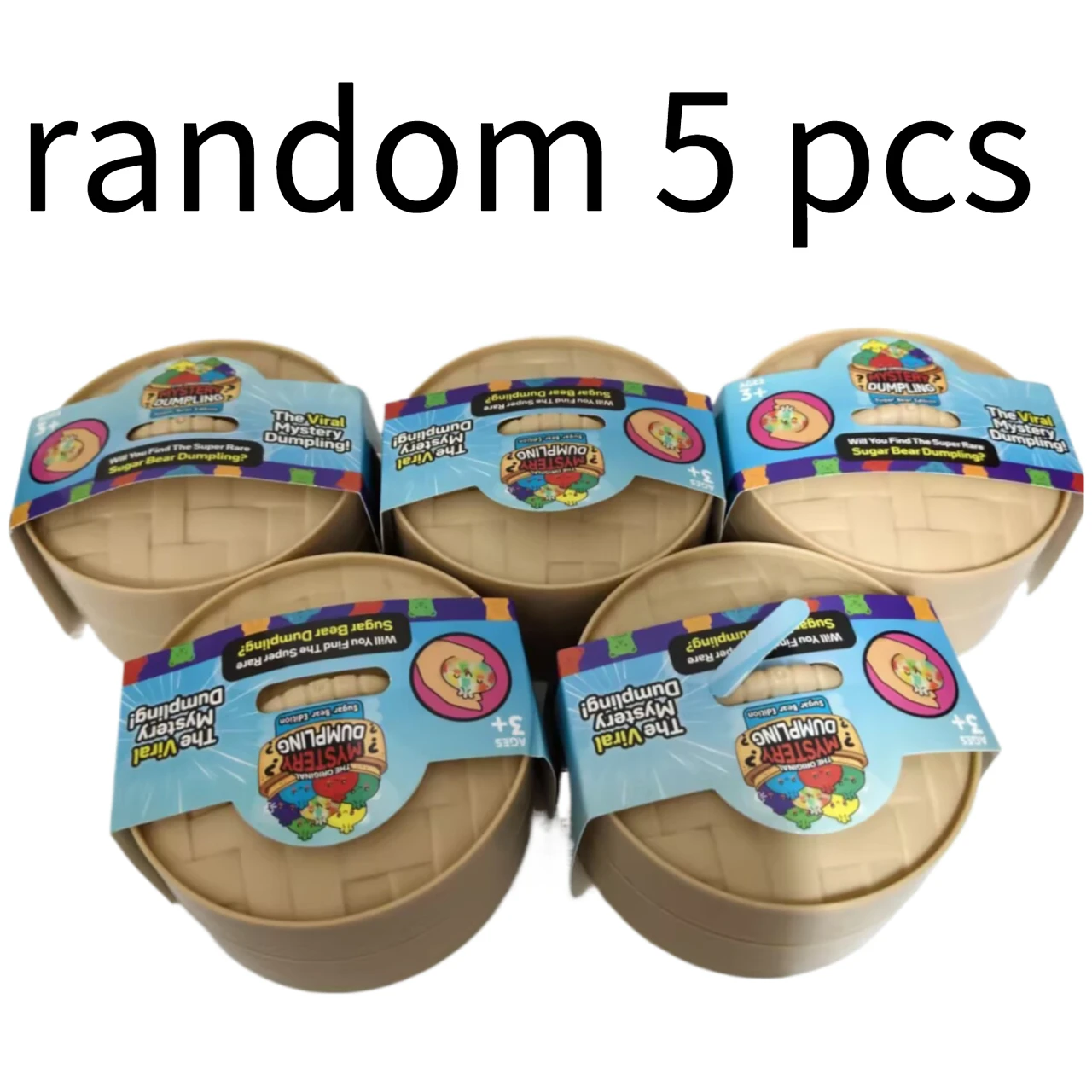 Blindbox: Bunter simulierter Dumpling-Squishy – Entspannend, Angstlösend, Antistress, Wohlfühl-Erhöhung, Rebound-Squeeze-Spielzeug