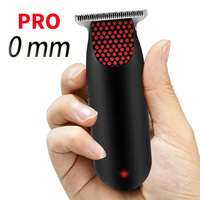 Professional Mini Rechargeable Bald Clipper 0 MM T Steel Blade Barber Shop Hair Trimmer For Men Cordless Haircut Machine Kits