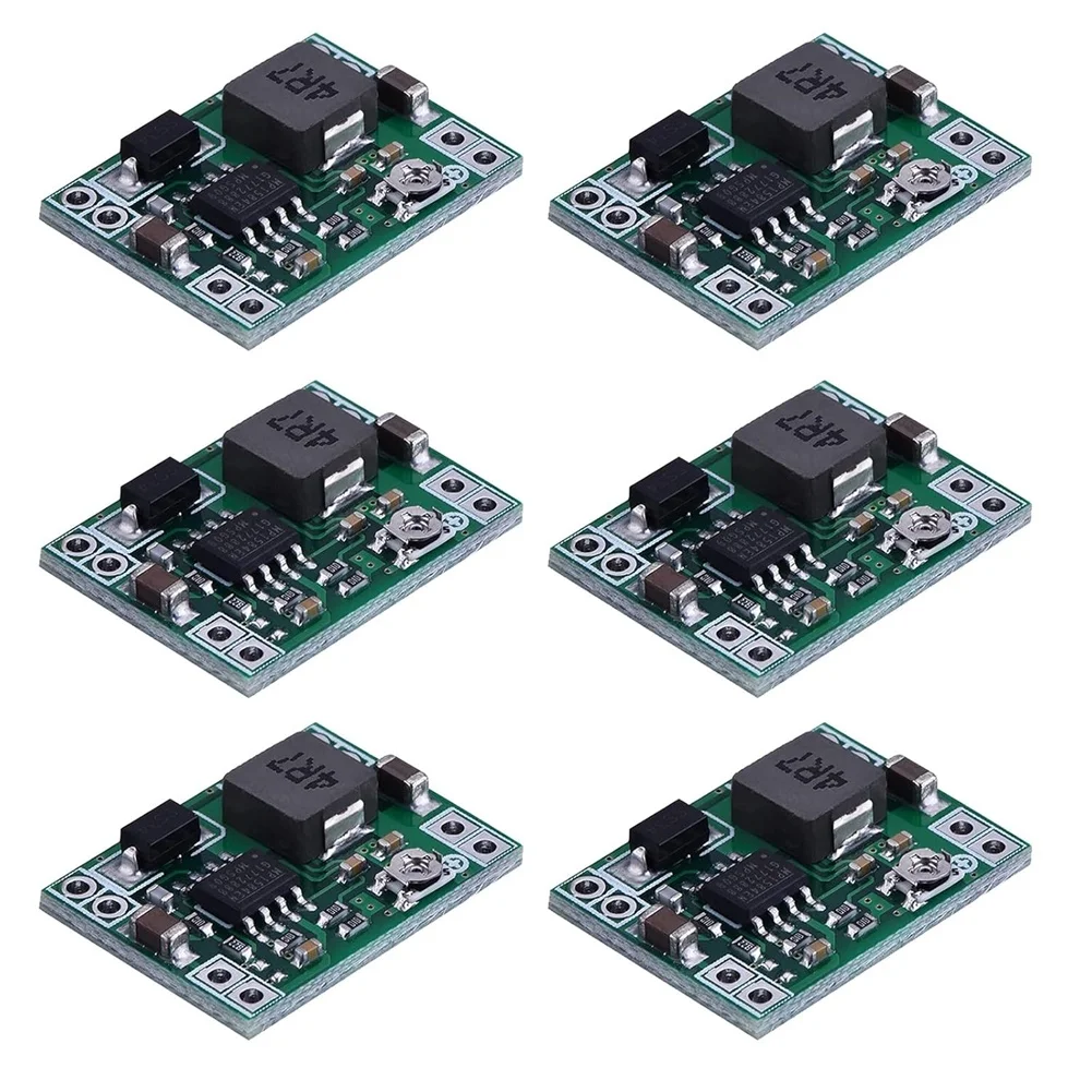 MP1584EN-Based Step Down Regulator Module Set of 6 Designed for 4.5V to 28V Input and Providing Stable 0.8V to 20V Output
