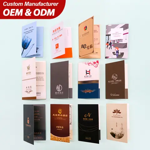 사용자 정의 인쇄 호텔 룸 키 카드 종이 홀더 봉투 키 카드 지갑 포켓 파우치 가방 슬리브 로고가있는 비즈니스 종이 카드