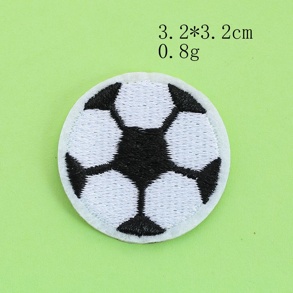 9Pc/set Basketball Volleyball Rugby Embroidery Patches Football Baseball Tennis Iron Appliques Badges Outfits Sewing Supplies