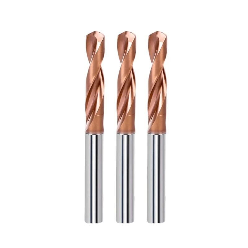 

Carbide Drill 5xD 3xD Coated Internal Coolant Efficient CNC Drilling Tool 3-16mm Through Hole Parallel Shank Metal Tungsten Stee