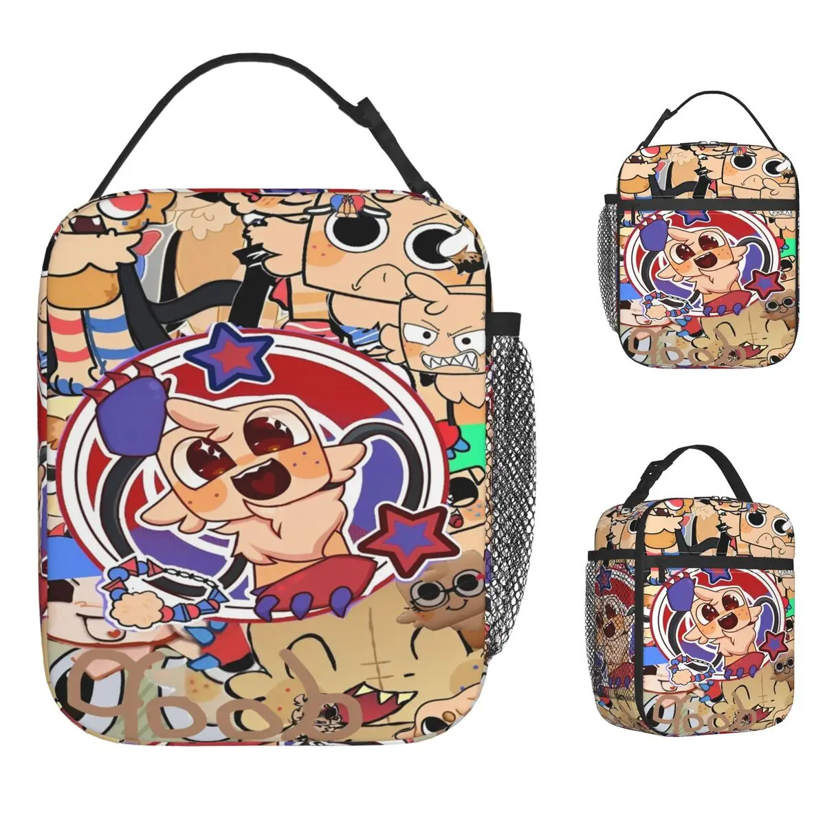 

Dandys Lunch Bag Worlds Picnic Lunch Box For Women Fun Print Thermal Lunch Bags Oxford Portable Insulated Cooler Bag
