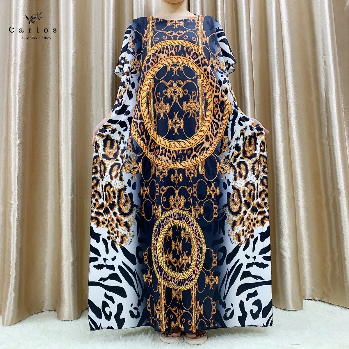 New Flower Sleeve African Dresses For Women Muslim Abaya Dubai Turkey Muslim Fashion Hijab Cotta Dress American Islam Clothing