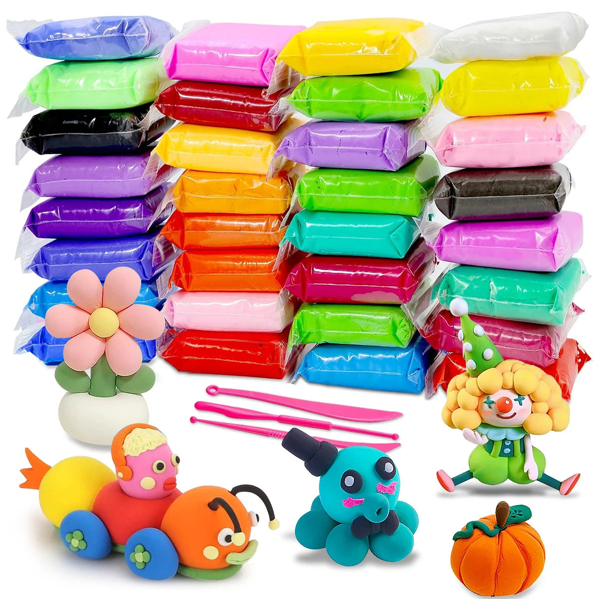 Ultra light clay children's puzzle toy non-toxic colored clay early education DIY