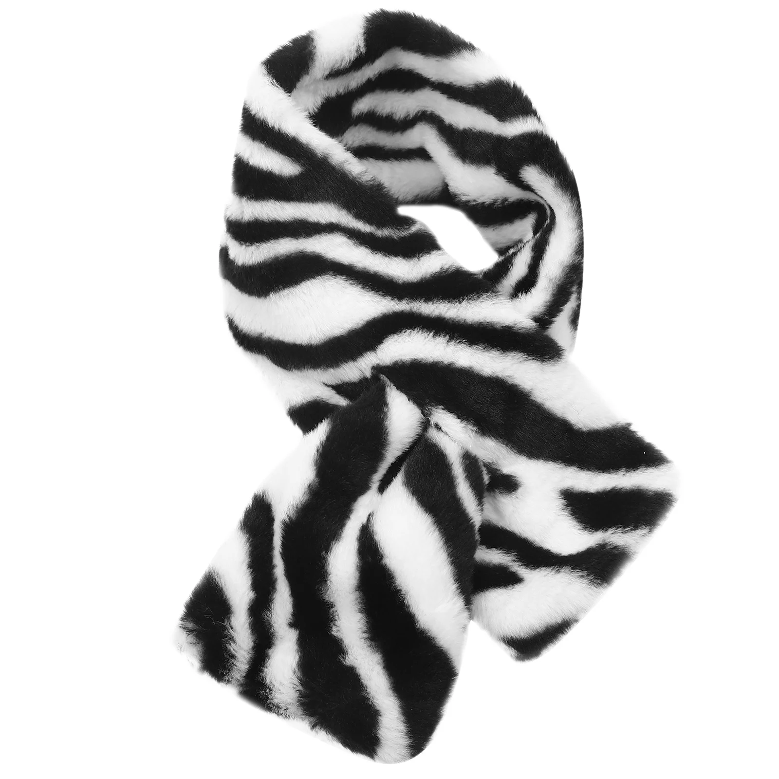 

Striped Scarf Winter for Women Thick Scarves Cold No Shedding Neck Warmers Weather Cute