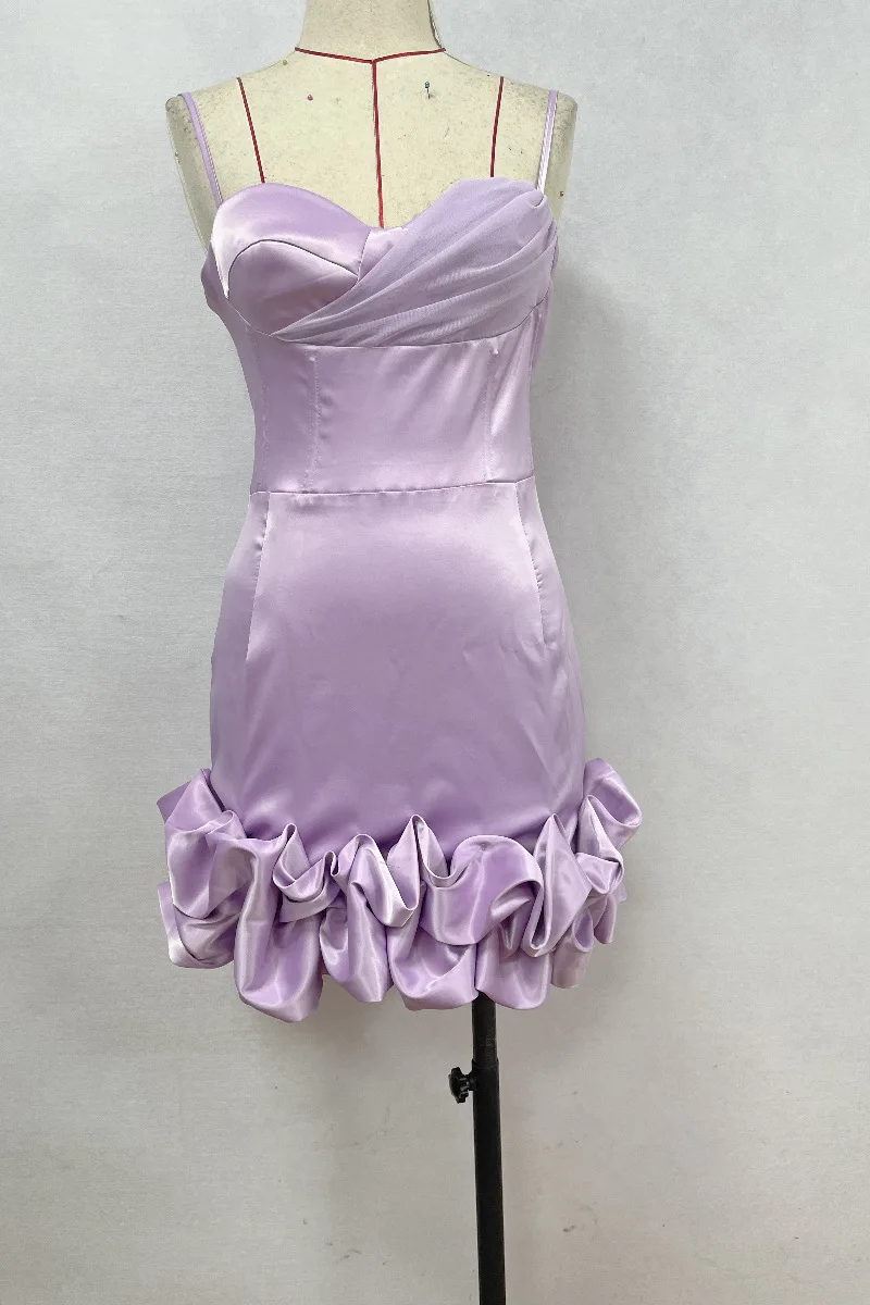 Roxo sexy cinta de espaguete vestidos de noite cetim cintura alta vestido de baile para as mulheres y2k roupas elegantes vestidos celebridade festa wear