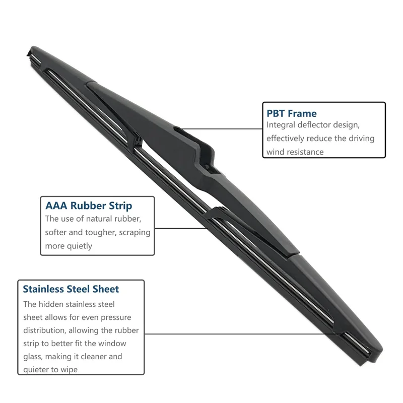 13 "شفرة الممسحة الخلفية وذراع مجموعة عدة لشركة هيونداي إنسينو 98811 G3000 الزجاج الأمامي نافذة خلفية نظيفة 2018 2019 2020 #2