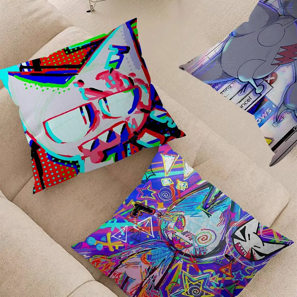 Cartoon F-Femtanyl Funny Cute Cushion Cover Pillowcase Upholstery Sofa Throw Pillow Home Decor Pillowcas
