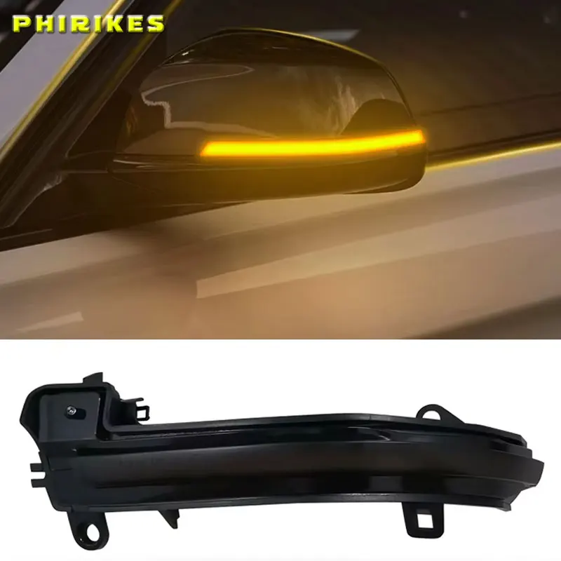 

LED Dynamic Turn Signal Side Mirror Sequential Light Lamp For BMW 1 2 3 4 Series F20 F21 F22 F23 F30 F31 F32 F33 F34 X1 E84 i3