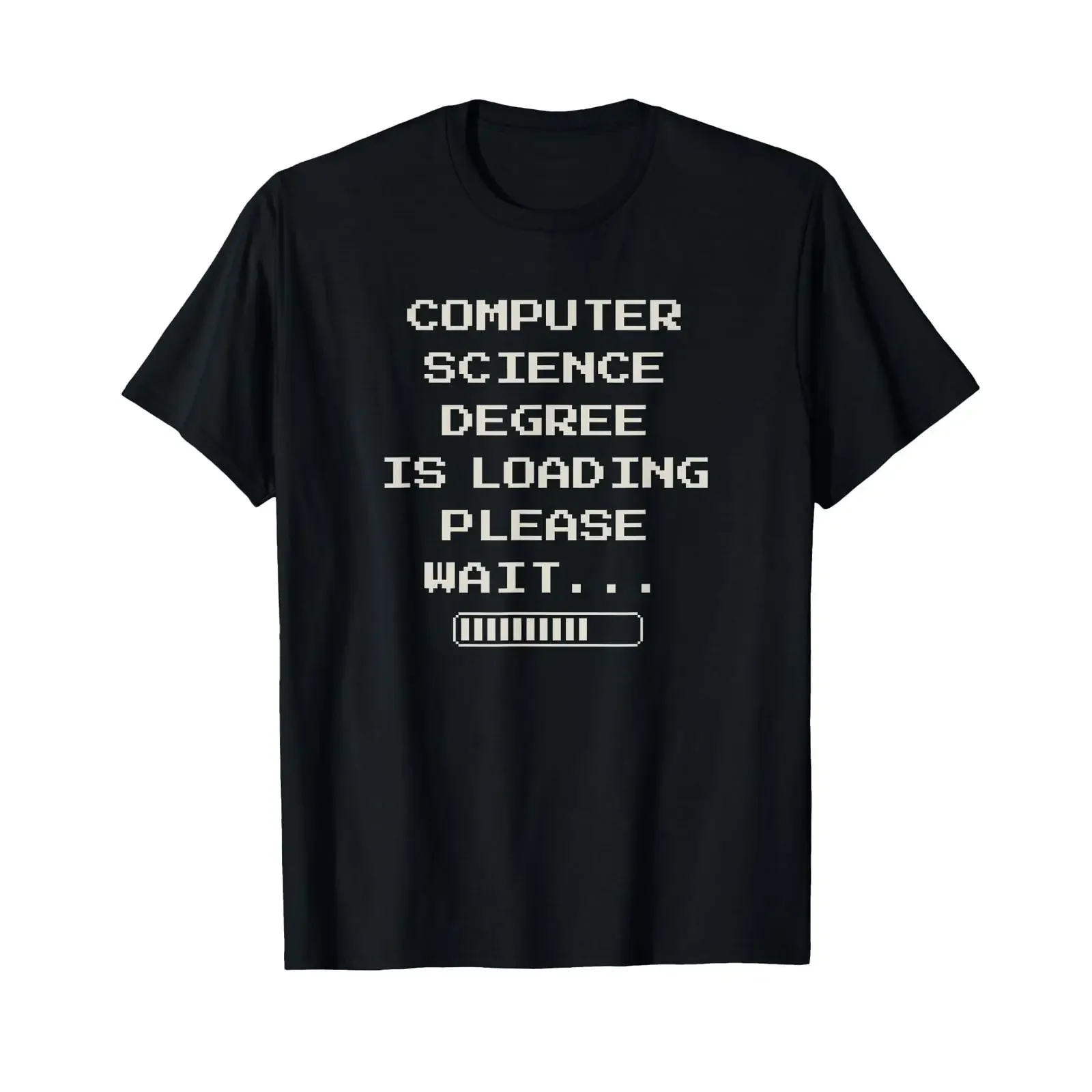 Lustiges T-Shirt mit Aufschrift „Computer Science“, schwarz, für Erwachsene, klein, modern, lässig, Gaming, Codierung, Vintage, gewaschen, modisch, Streetwear, bequem
