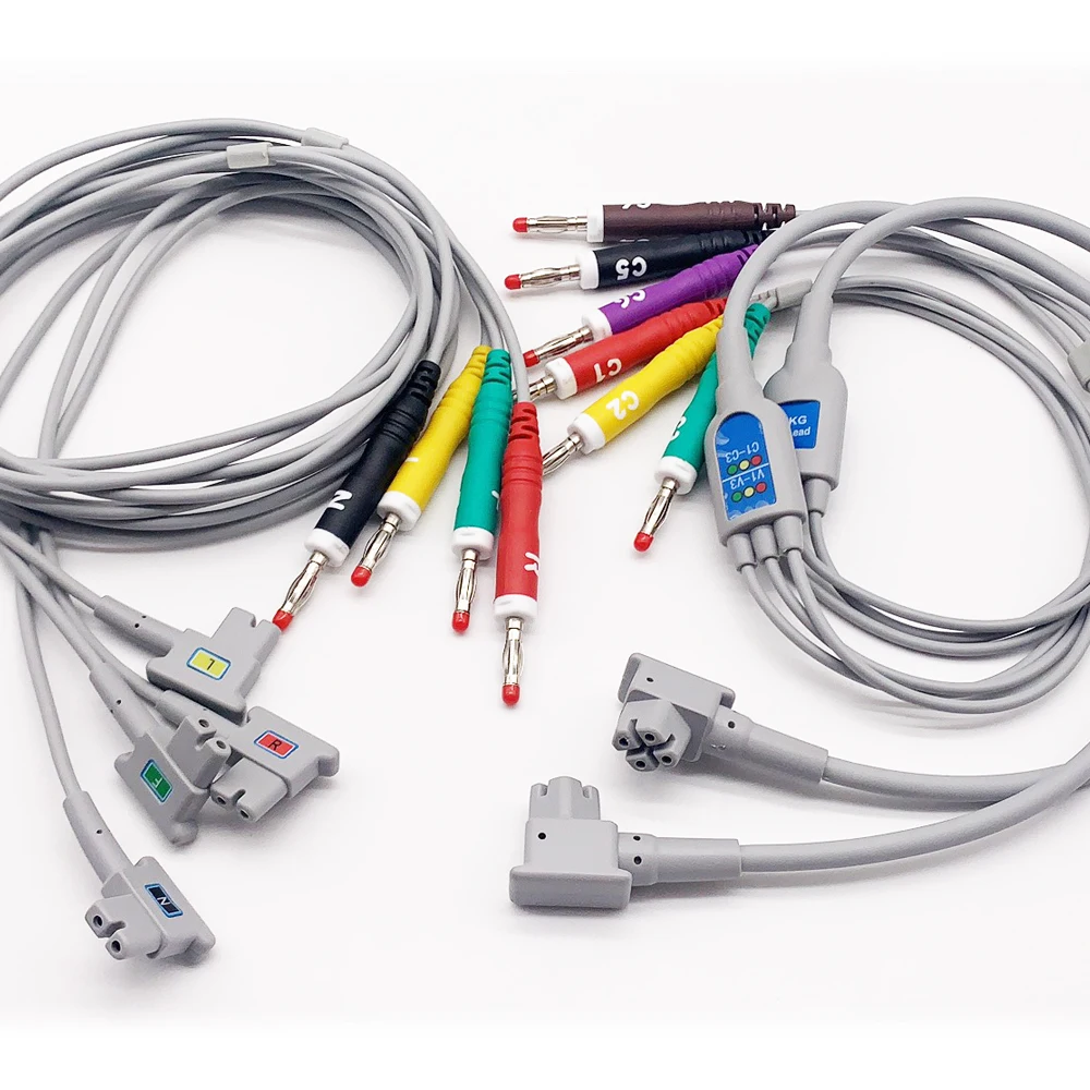 

ECG machine TC30 TC50 TC70 limb body guide 6 chest guide ECG lead wire