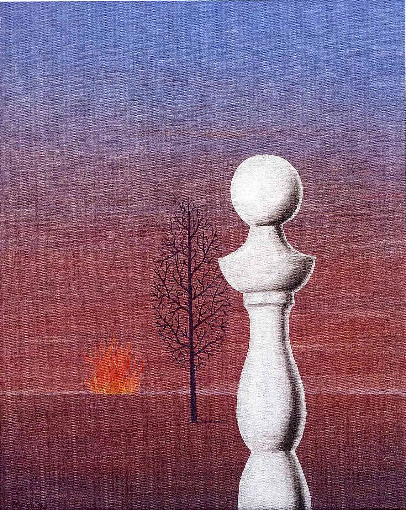 100% Handpainted Famous Oil Painting Reproduction on Canvas Abstract Wall Art, Fashionable Peop By Rene Magritte High quality