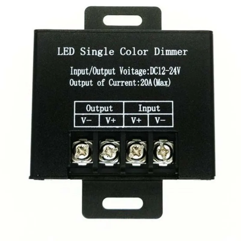 DC12V-24V Input 20A 30A Light Emitting Diode Monochrome RF Dimmer