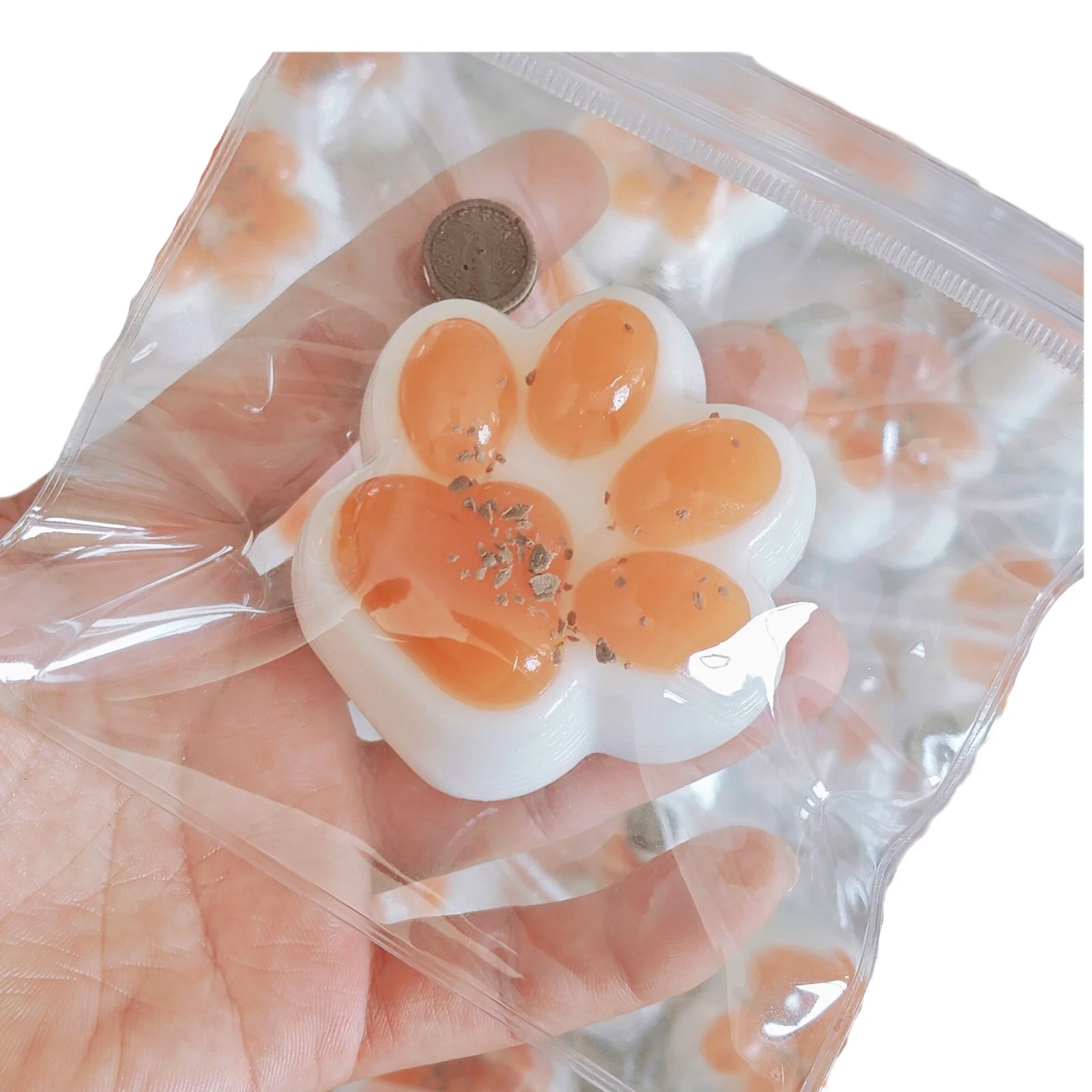 Kawaii น่ารักช็อกโกแลต Cat's Paw Squeeze ของเล่นซิลิโคนช้า Rebound ความเครียดบรรเทา Fidget ของเล่นเด็ก Happy Sensory ของเล่น