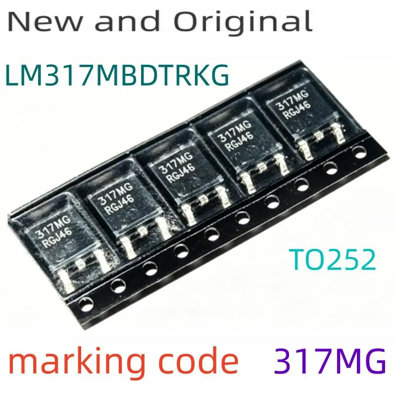 

Lm317Mbdtrkg To252 500 Ma Adjustable Output, Positive Voltage Regulator Marking Code 317Mbg