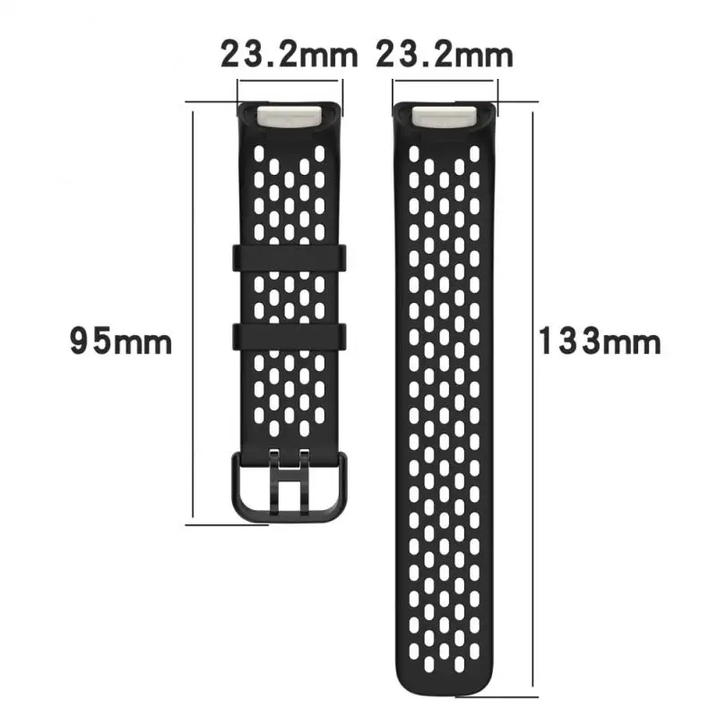 Cinturino di ricambio traspirante in Silicone per cinturino morbido accessori intelligenti cinturino per orologio per Fitbit Charge 5 di alta qualità