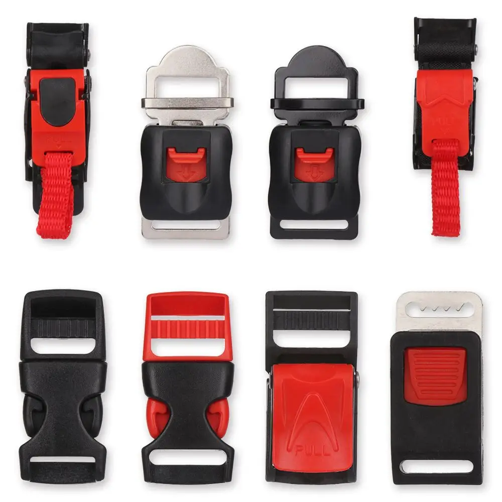 Multi-style Outdoor Motor Bike Accessories Speed Sewing Clip Motorcycle Helmet Buckles Bicycle Helmets Buckle Flexible Clips