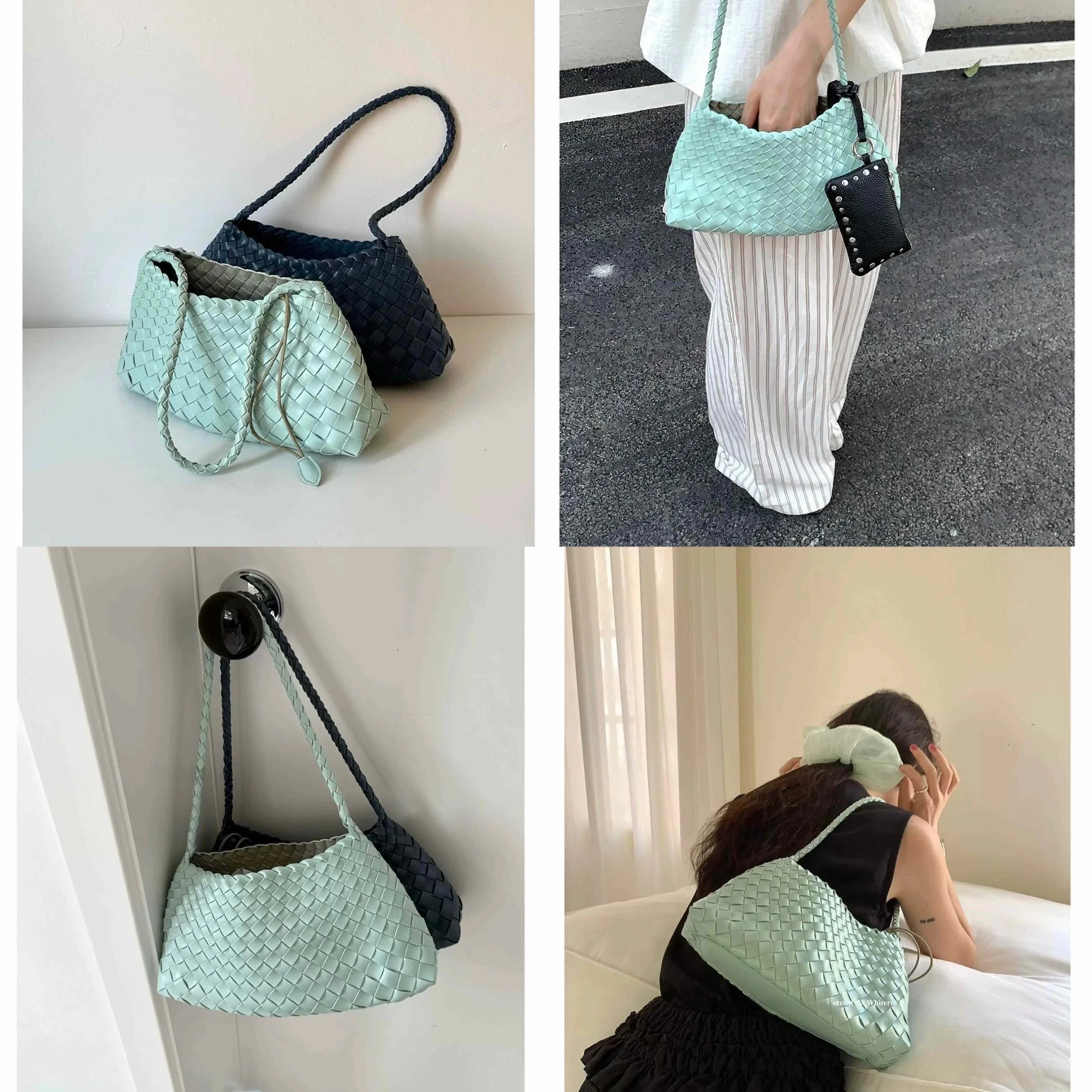 

Hanrted Mea Bag Why Summer New Small Batch Design Single oulder Underarm Bag High-End Feeling Handbag Buet ape