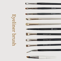 A24 Super Pointed Fine Sickle Eyeliner BrushFlat Head Rounded Angled Head Silhouette BrushEyelid Brush